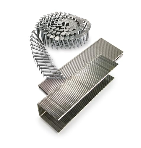 Simpson Strong-Tie S11A175RNBP 15-Degree Wire Coil, Ring-Shank Roofing Nail - 1-3/4 in. Type 304 Stainless Steel, Full Round Head, Annular Ring-Shank (480-Qty)