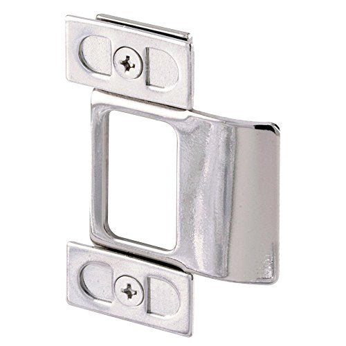 Prime-Line U 9488 Adjustable Door Strike, 2 Piece, Chrome Plated (Single Pack) - color: Chrome