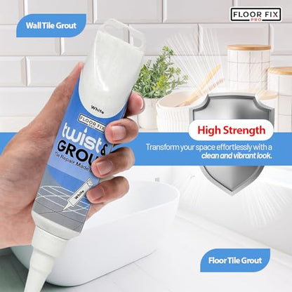 from Floor-Fix Pro Premixed Tile Grout Repair Kit, Dark Gray - color: Dark Gray