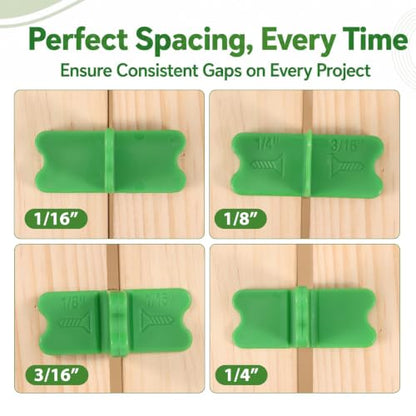 8 Pcs Deck Spacer Tool Deck Board Spacers 4-in-1 X Shaped Plastic