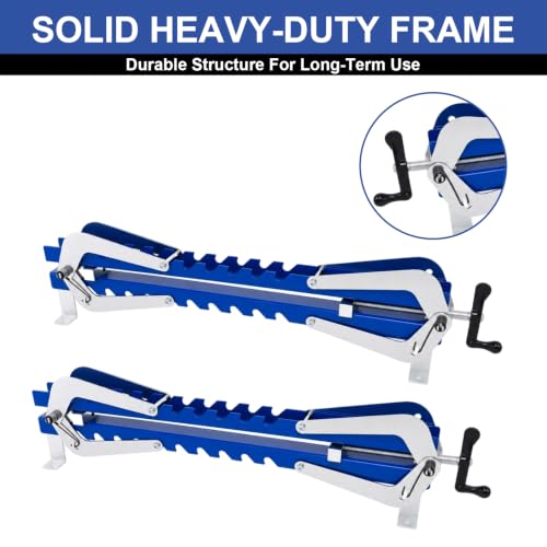 24 Inch Panel Clamp 4-Way Pressure Parallel Clamps (2 Pack Blue) - size: 2-24inch