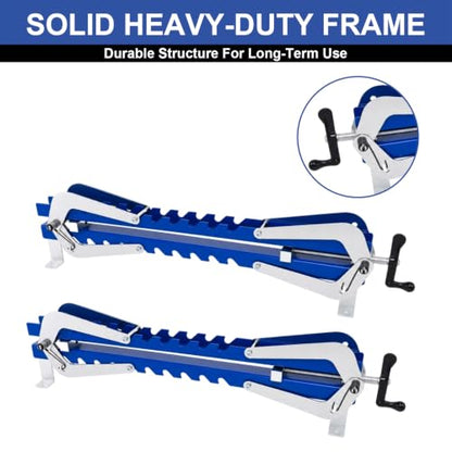 24 Inch Panel Clamp 4-Way Pressure Parallel Clamps (2 Pack Blue) - size: 2-24inch