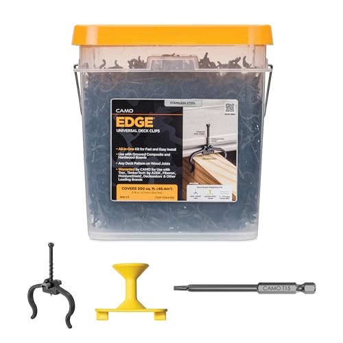 CAMO EDGEClip Universal Hidden Deck Fastener Clip (900 ct)