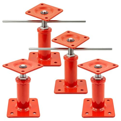Floor Jacks for House Leveling 4 Pack, 7" - 11" Height Range - size: 7'' - 11'' (4 pcs)