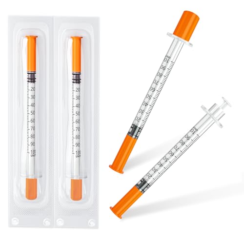 100 Pack, 1cc,30g 5/16, 8mm, Individual Wrapped, - size: 1ml/cc 30G 5/16"
