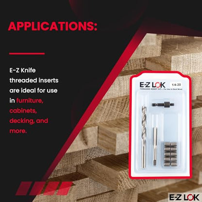 E-Z LOK Thread Repair Kit, 0.25-20 - size: 1/4-20, style: Stainless Steel