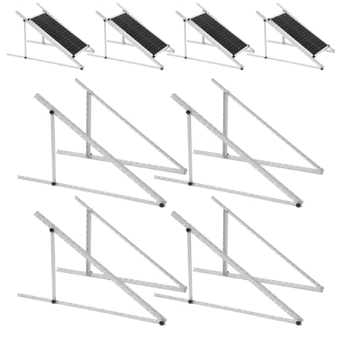 45 Inch 4 Sets Solar Panel Mounting Brackets Kit 0-90 Adjustable Solar Panel Tilt Mount Brackets for 100-400W Panels Windproof for Roof,RV,Ground,Boat and Off-Grid. (4Sets) - size: 45IN 4 Sets
