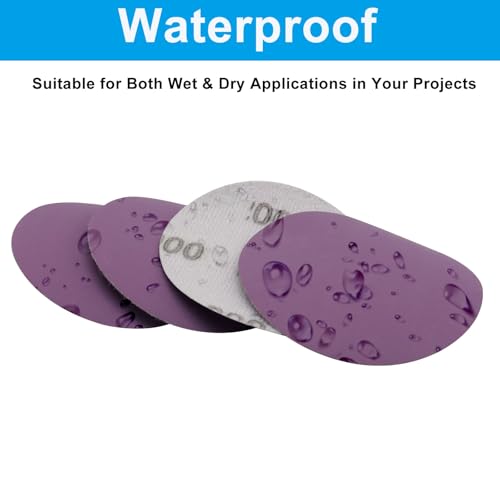 3 Inch 2000 Grit Wet Dry Sandpaper, 50 Pcs Sanding Disc - style: Grit 2000