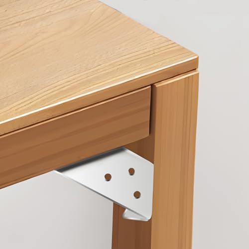 Stainless Steel Angle Brackets Heavy Duty – L Shaped Corner Brace for Wood Shelves,Furniture,Cabinet,Wall Mount Support,Rust-Resistant Metal Shelf Bracket 24Pack