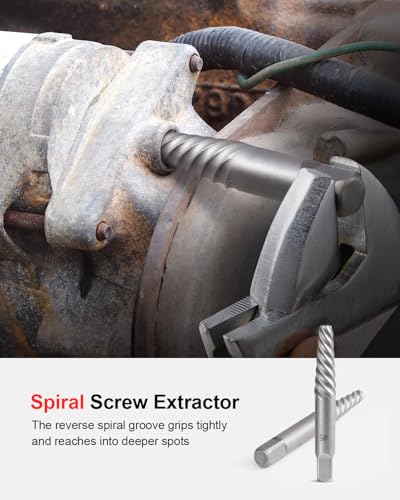 Kolvoii 67-Piece Broken Bolt Extractor Kit & Easy Out Screw Extractor Set - size: 67 PCS