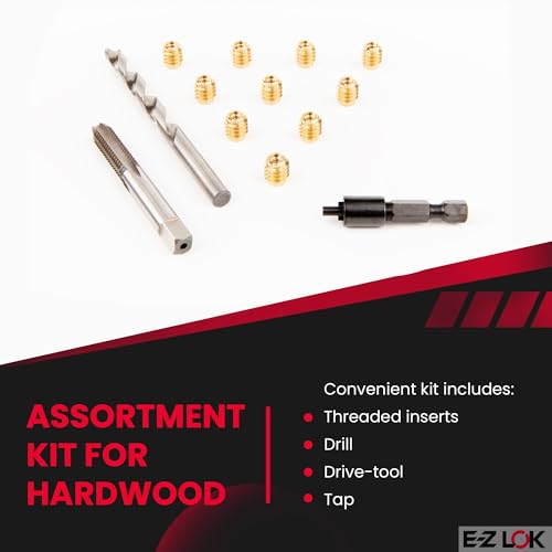 E-Z LOK Thread Repair Kit, 6-32 - size: 6-32, style: Brass