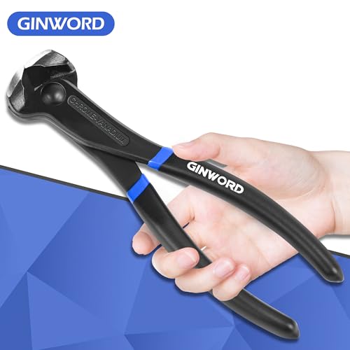 7 Inch Nail Puller, Nail Remover Tool, End Cutting Pliers, Carpenter Tools, Nail Pulling Pliers, End Nippers, Nippers Tool for Pulling Nails and Cutting Wires