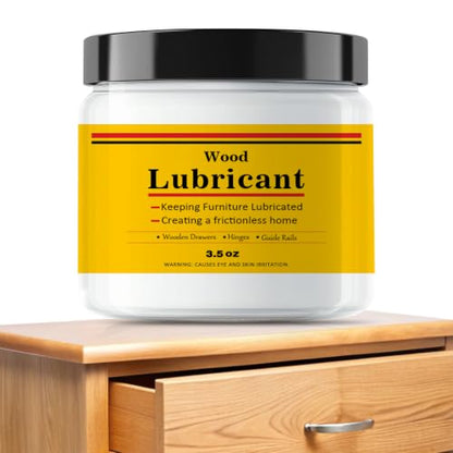 Wood Lubricant & Wood Wax for Drawers, Doors, Hinges - 3.5oz