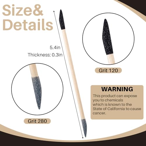 70 Pcs Sanding Sticks for Plastic Model, Teardrop, 80-7000 Grit - style: Teardrop