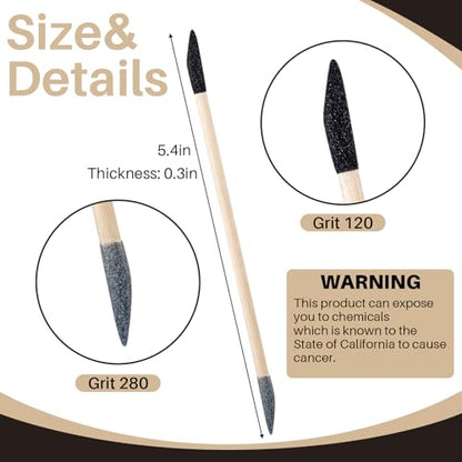 70 Pcs Sanding Sticks for Plastic Model, Teardrop, 80-7000 Grit - style: Teardrop