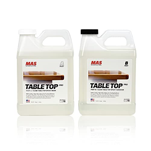 MAS Epoxies Table Top Pro Epoxy Resin Kit, 2-Quart for Tables, Bar Tops - size: 2 Quart