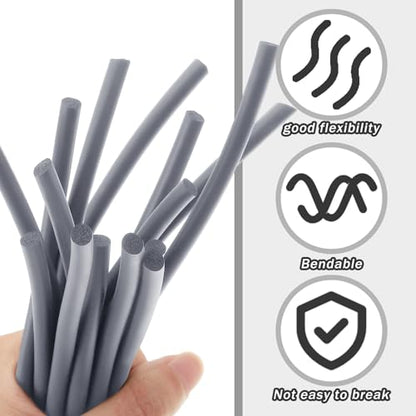 Frienda Backer Rod Foam Rubber Caulk Saver Concrete Expansion Joint Filler Weather Strip Seal for Gaps and Joints (Grey,1/2 Inch x 20 ft) - color: Gray, size: 1/2 Inch x 20 ft