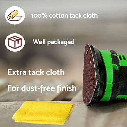 S&F STEAD & FAST Mouse Sander Sandpaper 70pcs - style: 5 holes