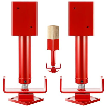 Zonon 2 Pack 4x4 Adjustable Screw Jack Post, 14.5" - 20.5" Height Range
