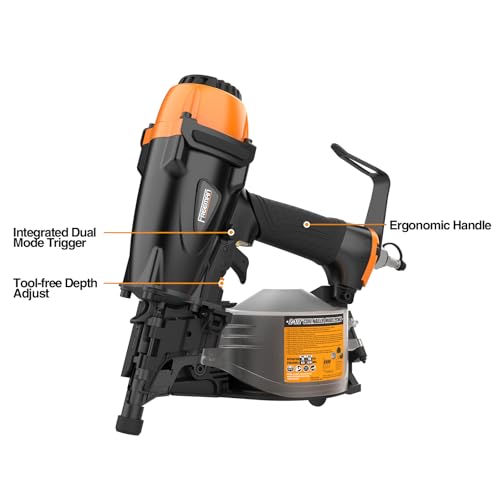 Freeman Pneumatic 15° 2-1/2" Coil Siding Nailer | PCN65
