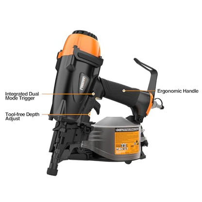 Freeman Pneumatic 15° 2-1/2" Coil Siding Nailer | PCN65