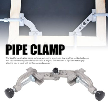 Clamp Aluminum Alloy High Strength Right Angle Corner Clamp for Iron Stainless Steel Pipe Wood Board (10° to 180° Tube Clamp(TCA2))