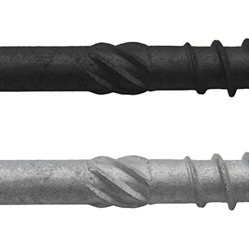 Jake Sales #17 X 7 Heavy Duty Structural Wood Screws - Exterior Coated Heavy Duty Wood Screws - Use for Fastening Ledger Boards, Large Timbers, Logs and More. 1 x 50 Count Box - 50 Screws - size: 17x7"