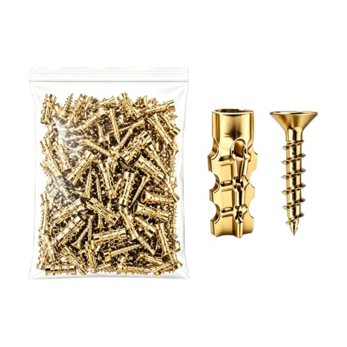 6×14mm Short Expansion Screw Set for Door Hinge Repair(50)