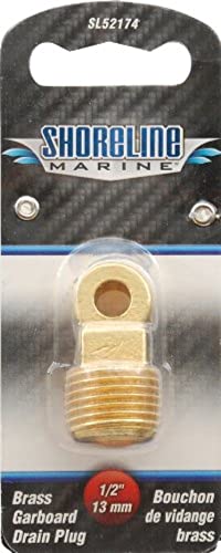 Shoreline Marine Heavy Duty Brass Garboard Drain Plug