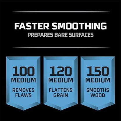 3M Pro Grade Precision Sanding Sheets with No-Slip Grip, 9 x 11 in, 120 Grit, 10-Pack (SHR120-PGP-10T) - style: 120 Grit, 10 Sheets, 9" x 11"