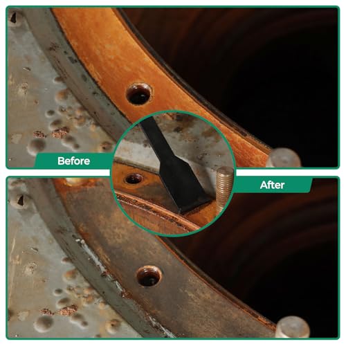 2PCS Carbide Scraper Set(1-1/4" & 5/8"),Super Gasket Scraper,Green - size: 1x5/8" +1x1-1/4"