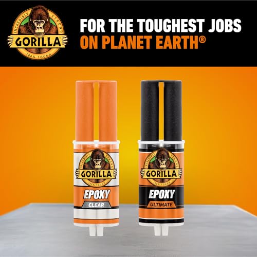 Gorilla 2 Part Epoxy, Incredibly Strong Bonding, 5 Minute Set, 0.85 oz - size: 1 Pack