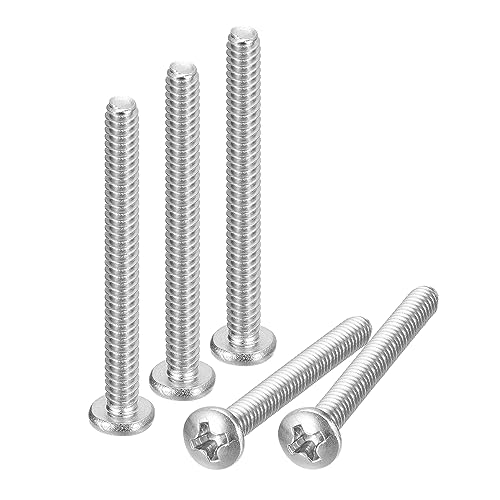 uxcell #6-32x2 Pan Head Machine Screws 304 SS Phillips Drive, 10 Pack - size: #6-32x2"