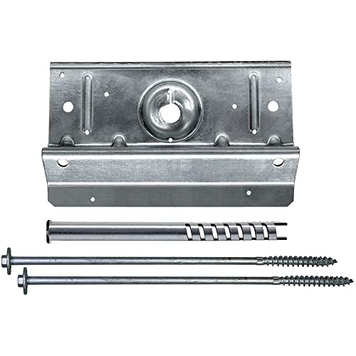 Simpson Strong-Tie BVLZ-KT4 BLVZ Brick Veneer Ledger Connector Kit - ZMAX Galvanized Steel, Featuring Compression Strut & Fasteners for Code‑Compliant Deck Attachment Through Brick/Masonry