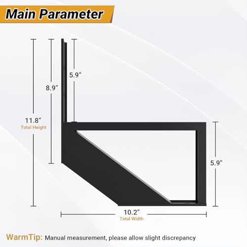 Steel Stair Step Riser 1-Step 3 Pack, Sturdy Metal Stair Stringer - size: 1 Step