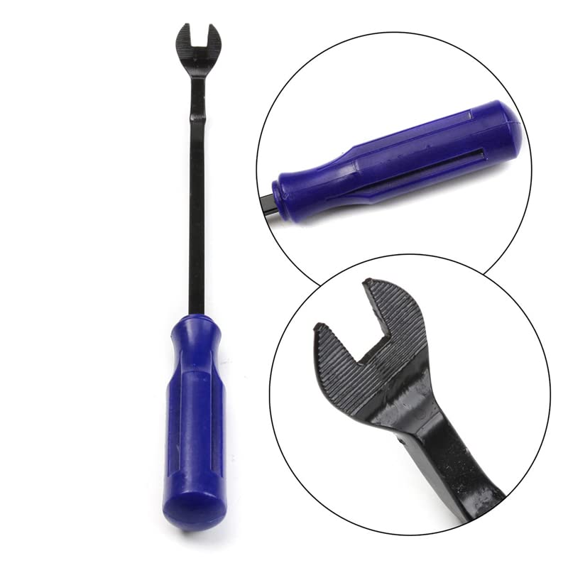 XLSFPY Auto Trim Rivet Removal Tool Kit, Fastener Car Panel Door Interior Window Tool, Auto Clip Fastener Remover Pry Tool, Clip Puller Rivet Removal Tool