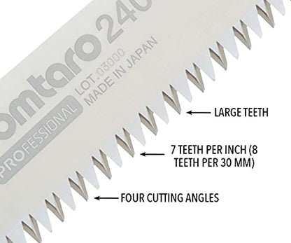 Silky Replacement Blade Only GOMTARO 240mm Large Teeth (103-24) - color: Silver, size: 240 mm