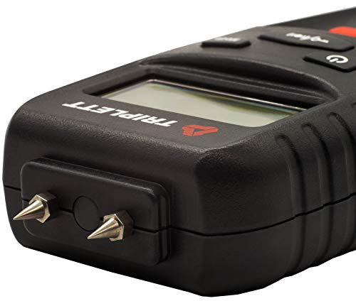 Triplett Pin Moisture Meter for Wood and Building Materials with Audible Indicator (MS100)