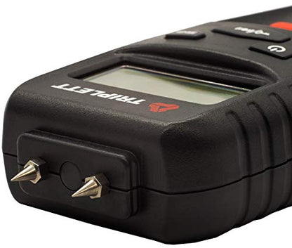 Triplett Pin Moisture Meter for Wood and Building Materials with Audible Indicator (MS100)