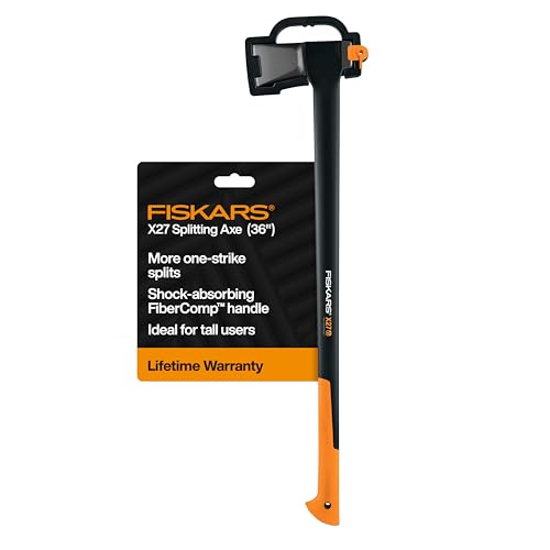 Fiskars X27 Super Splitting Axe 36", for Taller Users on Large Logs - style: 36" Splitting Axe