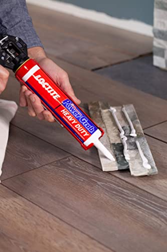 Loctite Power Grab Express Heavy Duty Construction Adhesive, 9 fl oz Cartridge, 1 Pack - Versatile Constuction Glue for Wood, Wall, Tile, Foam Board & More - size: 1 Pack