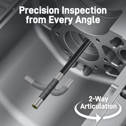 Teslong Articulating Borescope for Mechanic Automotive HVAC Wall Inspection
