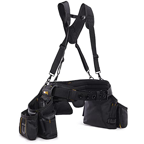 ToughBuilt - Framer Suspension Rig, Quick-Adjust Straps, TB-303-6 - size: Framer Suspension Rig (Small Pouches)