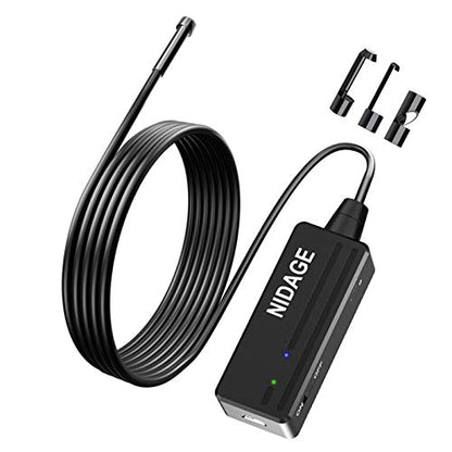5.5mm Endoscope,1080P HD Borescope Inspection Camera with Light