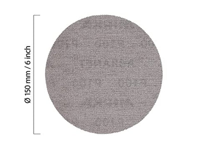 Mirka Abranet 6 Inch 100 Grit Mesh Sanding Discs, Hook and Loop, 10 Pack - size: 100