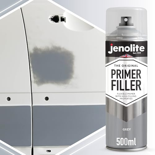 JENOLITE Primer Filler Aerosol, Quick-Drying Multi-Surface, Grey 1x16.9oz - color: GREY