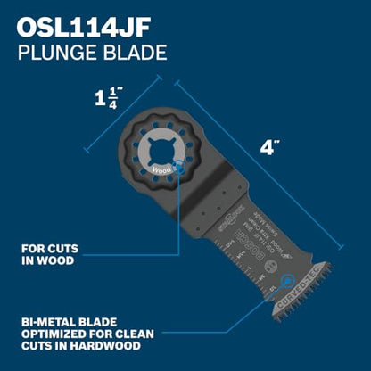 Bosch OSL005C 5 pc. Starlock® Oscillating Multi-Tool Accessory Blade Set - style: Industrial