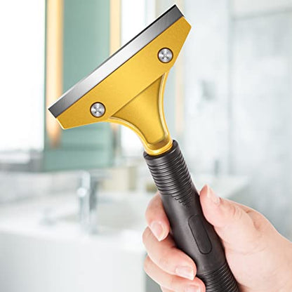 DIYSELF Razor Blade Scraper, Heavy Duty Tile Scraper with 10 SK5 Blades - size: 1 Pack Razor Scraper + 10 Blades