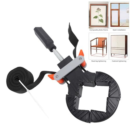 Strap Clamp, Adjustable Rapid Corner Clamp Band, Quick Tension Adjustable Picture Frame Clamp for Woodworking