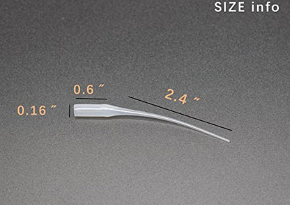 Glue Tips, 200Pcs Precision Glue Applicator Compatible for CA Bottles Model